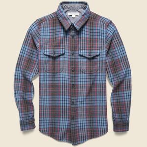 Outerknown Blanket Shirt - Pacific Old Coast Plaid - Large